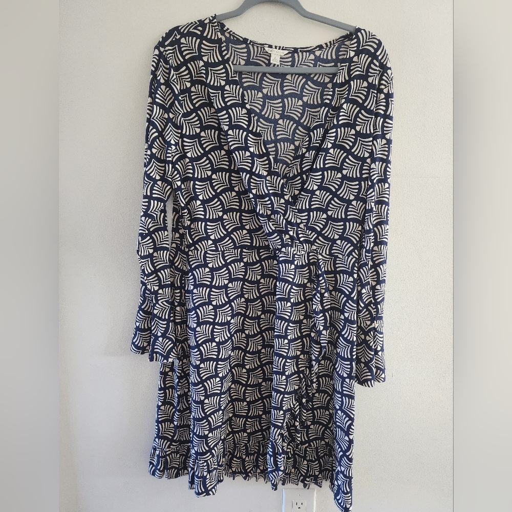 Cato faux wrap midi dress
